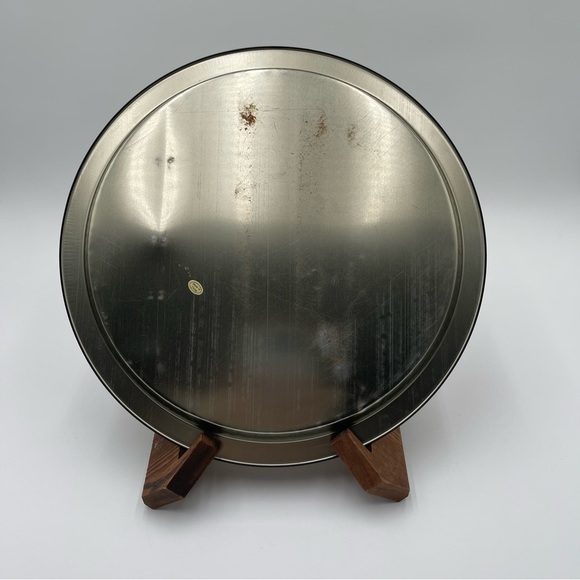 Vintage 1990 Retro Happy Halloween Bear Round Metal Serving Tray House of Lloyd - Picture 2 of 5